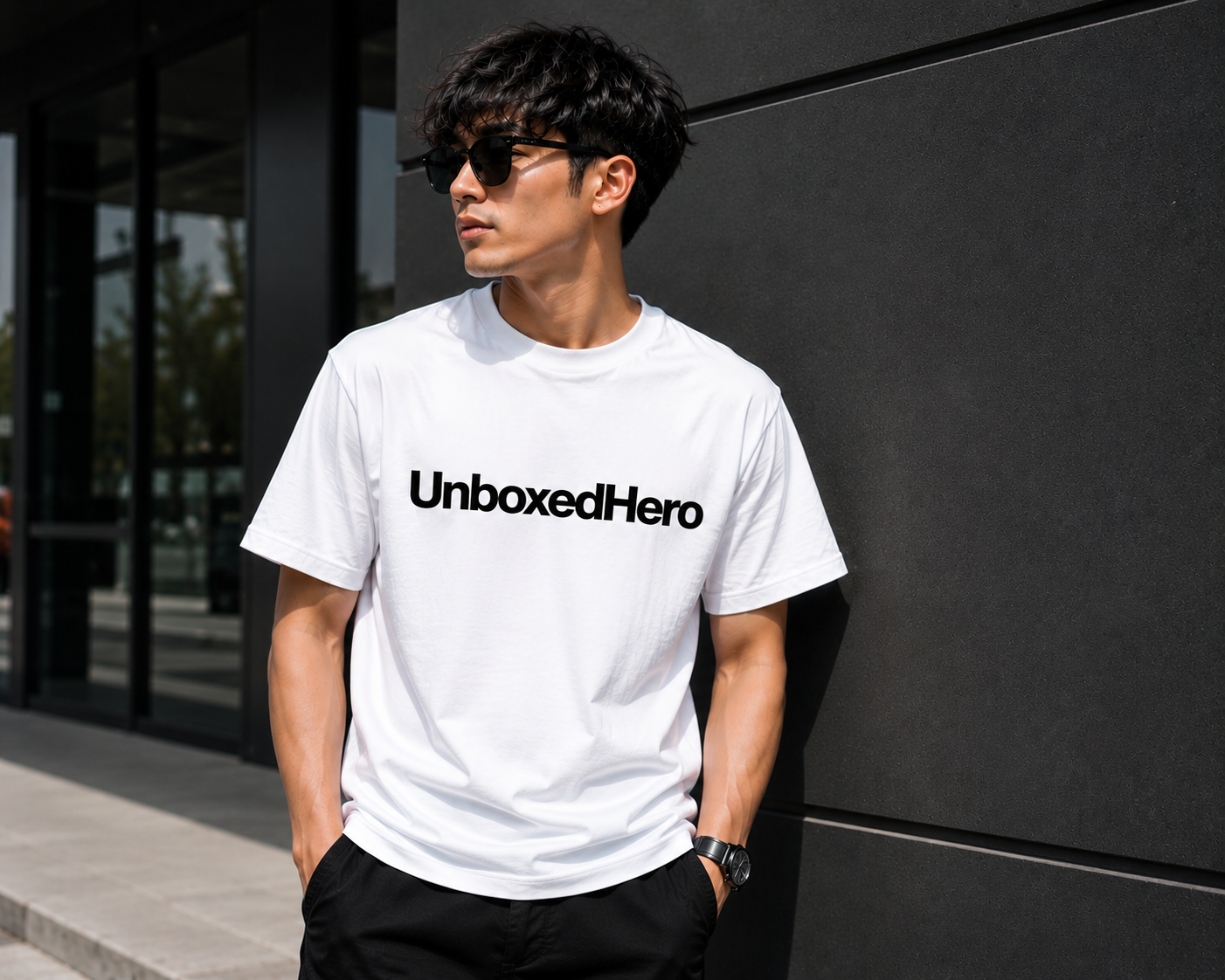 UnboxedHero Essential White T-Shirt